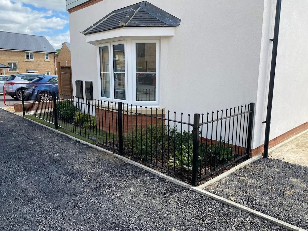 Ball-top Railings by Boundary Bros